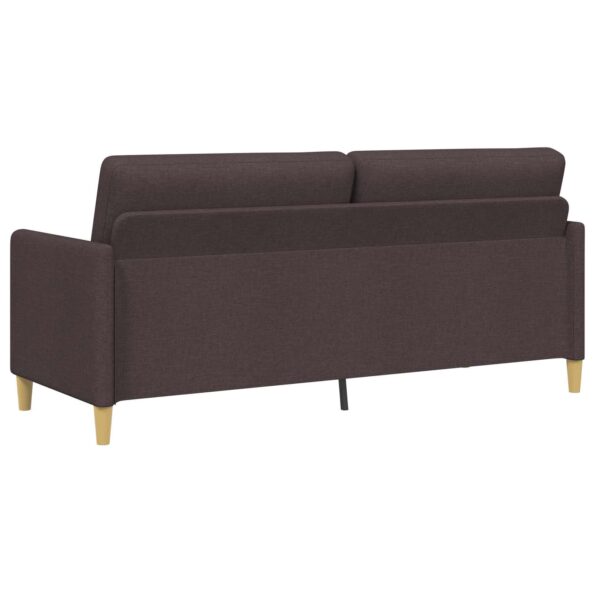 vidaXL Sofa s úložným priestorom Tmavohnedá 192 x 78 x 87 cm Polyester – Obrázok 5