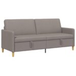 vidaXL Sofa s úložným priestorom Sivohnedá 192 x 78 x 87 cm Polyester – Obrázok 2