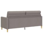 vidaXL Sofa s úložným priestorom Sivohnedá 192 x 78 x 87 cm Polyester – Obrázok 3