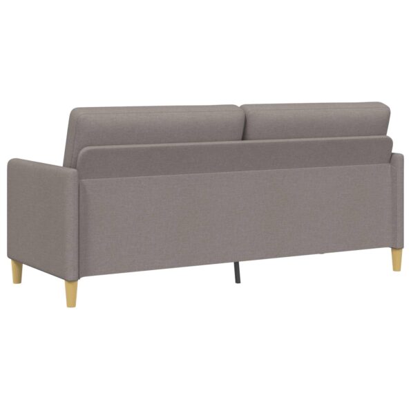 vidaXL Sofa s úložným priestorom Sivohnedá 192 x 78 x 87 cm Polyester – Obrázok 3