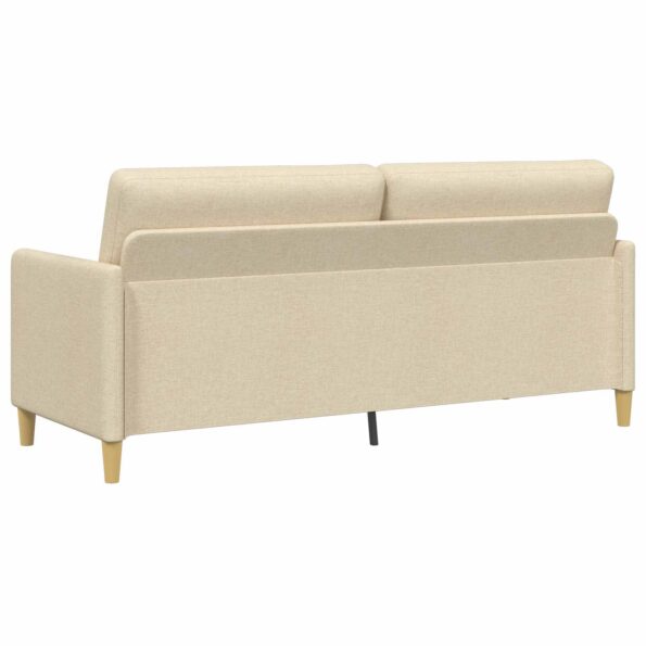 vidaXL Sofa s úložným priestorom Krémová 192 x 78 x 87 cm Polyester – Obrázok 5