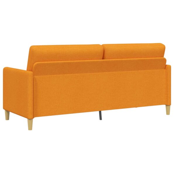 vidaXL Sofa s úložným priestorom Tmavá žltá 192 x 78 x 87 cm Polyester – Obrázok 5