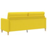 vidaXL Sofa s úložným priestorom Svetložltá 192 x 78 x 87 cm Polyester – Obrázok 5