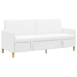 vidaXL Sofa s úložným priestorom Biela 192 x 78 x 87 cm Polyester – Obrázok 2