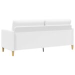 vidaXL Sofa s úložným priestorom Biela 192 x 78 x 87 cm Polyester – Obrázok 5