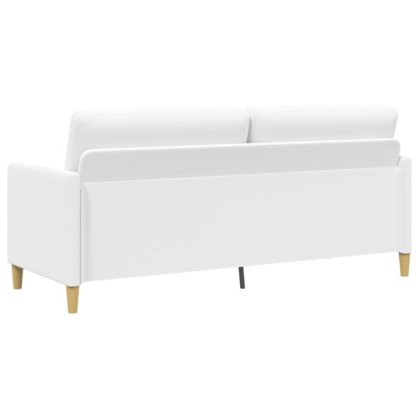 vidaXL Sofa s úložným priestorom Biela 192 x 78 x 87 cm Polyester – Obrázok 5
