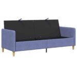 vidaXL Sofa s úložným priestorom Modrá džínovina 192 x 78 x 87 cm – Obrázok 4