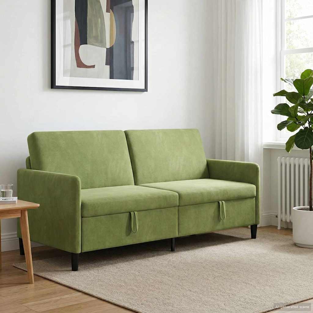 42036992_1.jpg vidaXL Sofa s úložným priestorom Svetlo zelená 192 x 78 x 87 cm – Obrázok 1