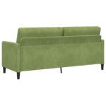 vidaXL Sofa s úložným priestorom Svetlo zelená 192 x 78 x 87 cm – Obrázok 5