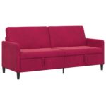 vidaXL Sofa s úložným priestorom Víno červené 192 x 78 x 87 cm – Obrázok 2