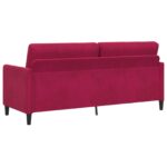 vidaXL Sofa s úložným priestorom Víno červené 192 x 78 x 87 cm – Obrázok 5