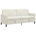 vidaXL Sofa s úložným priestorom Krémová 192 x 78 x 87 cm Polyester – Obrázok 2