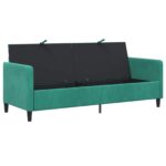 vidaXL Sofa s úložným priestorom Tyrkysová 192 x 78 x 87 cm Polyester – Obrázok 4