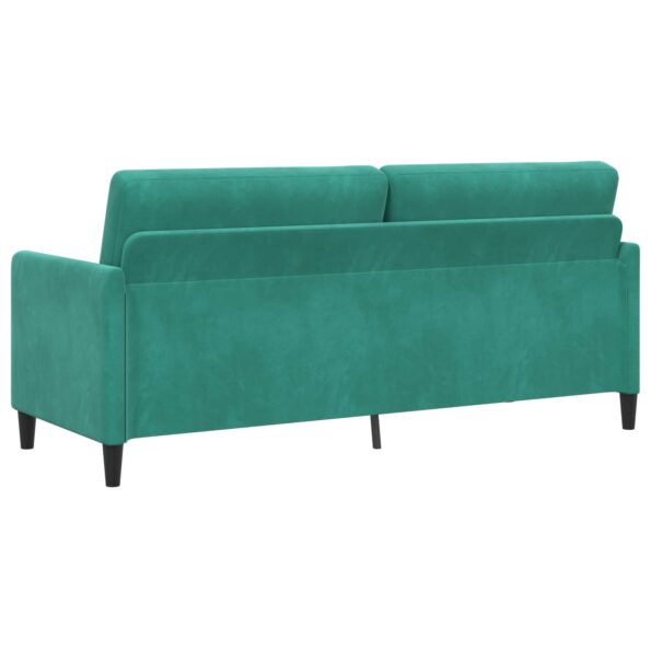 vidaXL Sofa s úložným priestorom Tyrkysová 192 x 78 x 87 cm Polyester – Obrázok 5