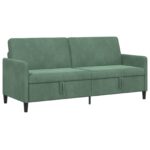 vidaXL Sofa s úložným priestorom Morská zelená 192 x 78 x 87 cm – Obrázok 2