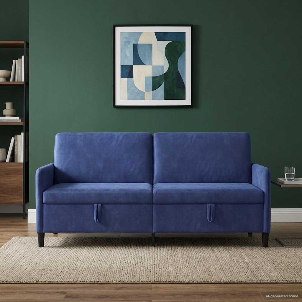 42037001_1.jpg vidaXL Sofa s úložným priestorom Policajná modrá 192 x 78 x 87 cm – Obrázok 1