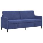 vidaXL Sofa s úložným priestorom Policajná modrá 192 x 78 x 87 cm – Obrázok 2