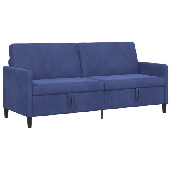 vidaXL Sofa s úložným priestorom Policajná modrá 192 x 78 x 87 cm – Obrázok 2