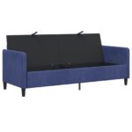 vidaXL Sofa s úložným priestorom Policajná modrá 192 x 78 x 87 cm – Obrázok 4