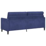 vidaXL Sofa s úložným priestorom Policajná modrá 192 x 78 x 87 cm – Obrázok 5