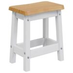 VidaXL Barová stolička EKAI 2 pcs Biela 40 x 29 x 45,5 cm – Obrázok 3