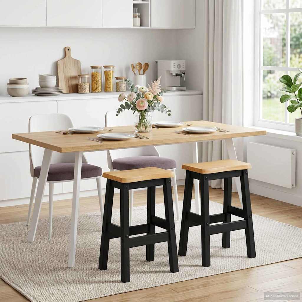 42037015_1.jpg VidaXL Vysoký barový stolička EKAI 2 pcs Čierna 40 x 29 x 63 cm – Obrázok 1
