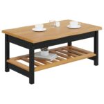 VidaXL Konferenčný stolík EKAI Čierna 100 x 60 x 45,5 cm – Obrázok 3