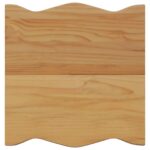 VidaXL Bočný stôl EKAI Biela 50 x 50 x 45,5 cm Borovicový masív – Obrázok 6