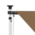 vidaXL Ručná skladacia markíza Béžová 150 cm – Obrázok 5