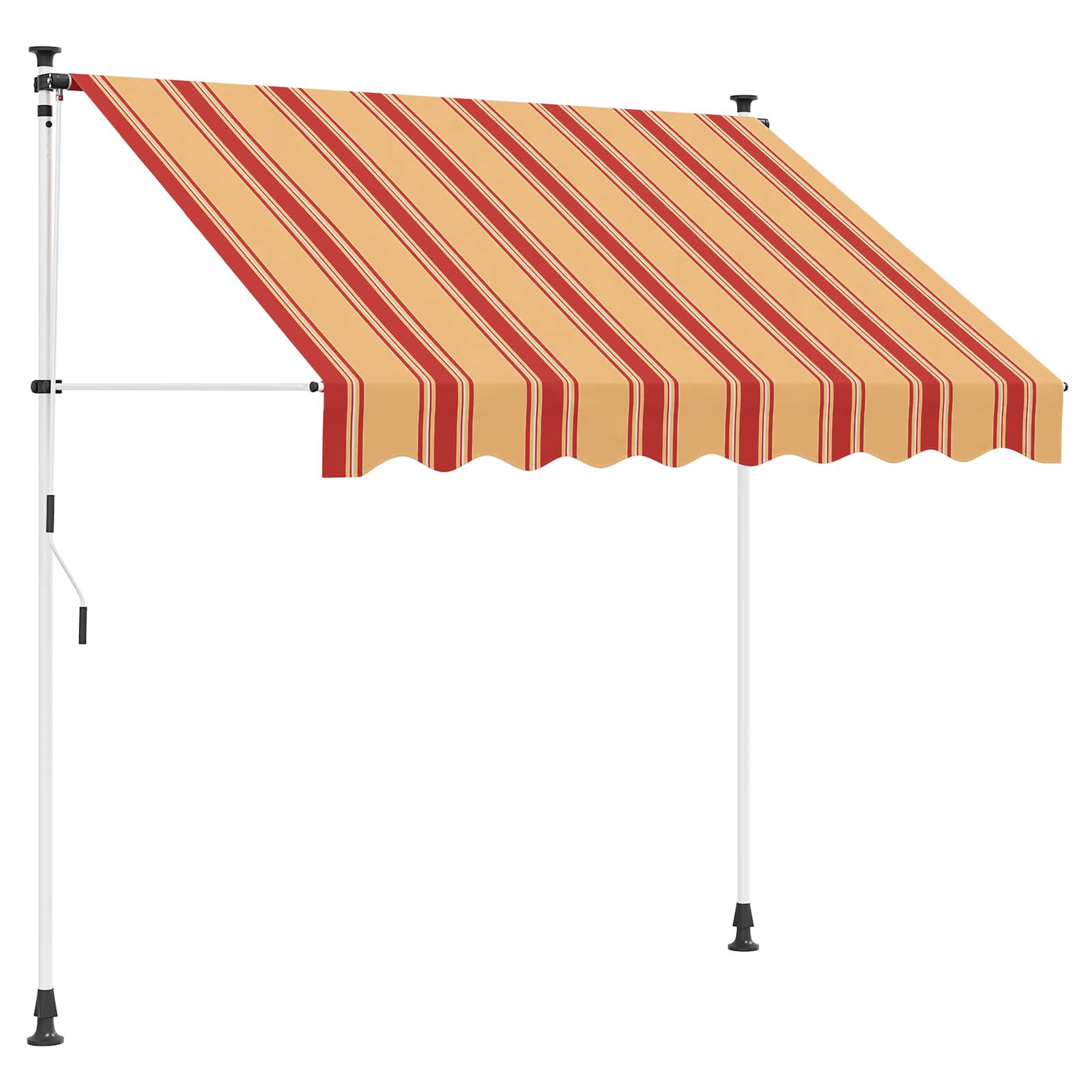 42037058_1.jpg vidaXL Ručná skladacia markíza Viacfarebný 100 x 115 x 300 cm – Obrázok 1