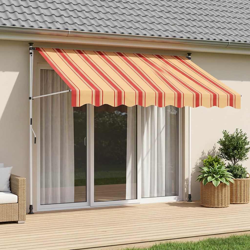 42037063_1.jpg vidaXL Ručná skladacia markíza Viacfarebný 350 x 115 x 300 cm – Obrázok 1