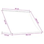 vidaXL Markíza Antracitová a biela 100 x 150 cm – Obrázok 6