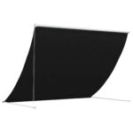 vidaXL Markíza Čierna 250 x 150 cm 180 g / m² polyester s PU povrchom – Obrázok 4