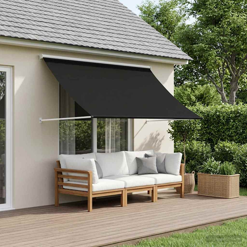 42037090_1.jpg vidaXL Markíza Čierna 300 x 150 cm 180 g / m² polyester s PU povrchom – Obrázok 1