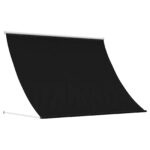 vidaXL Markíza Čierna 400 x 150 cm 180 g / m² polyester s PU povrchom – Obrázok 2