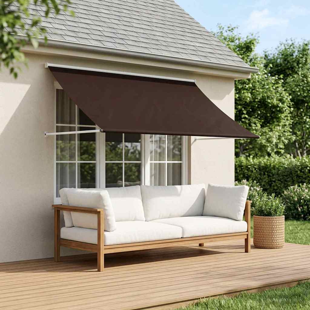 42037093_1.jpg vidaXL Markíza Hnedá 100 x 150 cm 180 g / m² polyester s PU povrchom – Obrázok 1