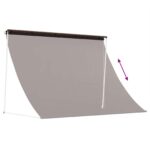 vidaXL Markíza Hnedá 300 x 150 cm 180 g / m² polyester s PU povrchom – Obrázok 6