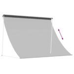 vidaXL Markíza Svetlosivá 350 x 150 cm – Obrázok 6