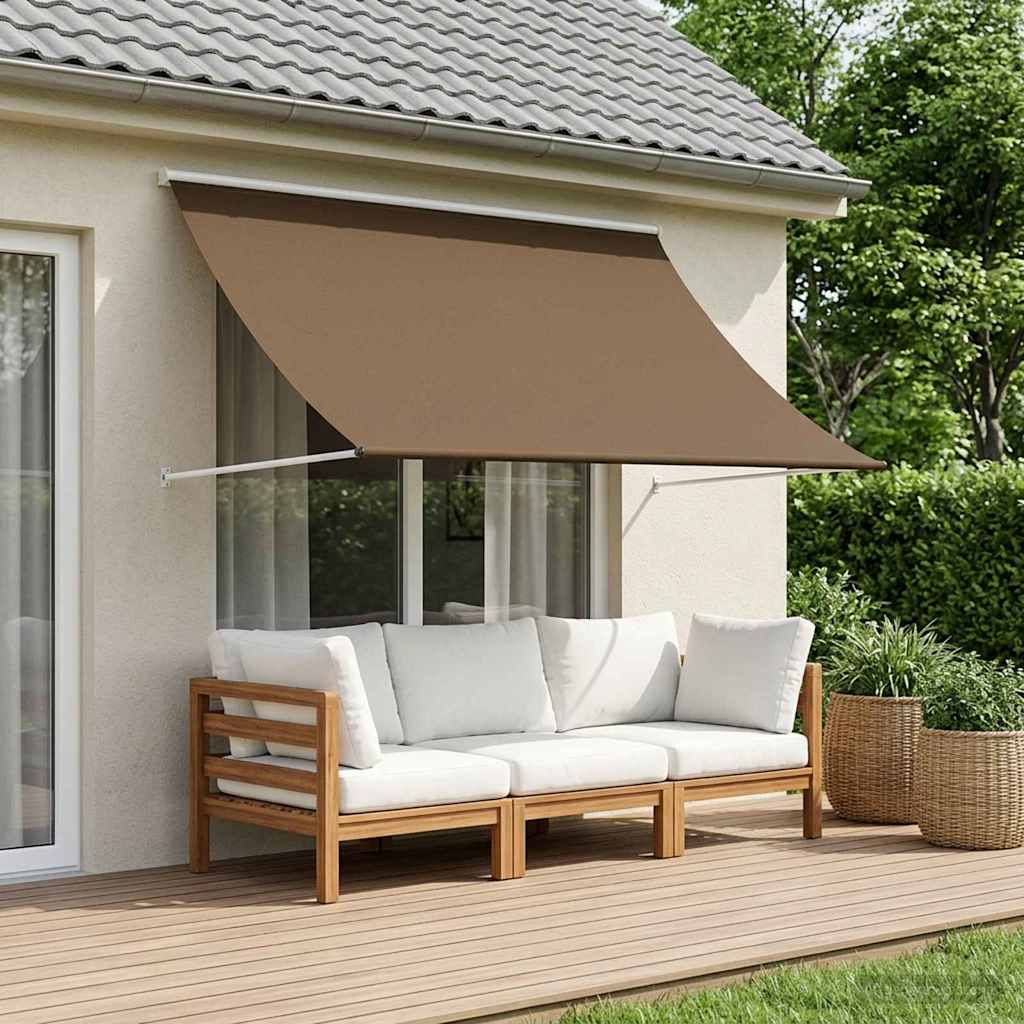 42037120_1.jpg vidaXL Markíza Sivohnedá 400 x 150 cm 180 g / m² polyester s PU povrchom – Obrázok 1