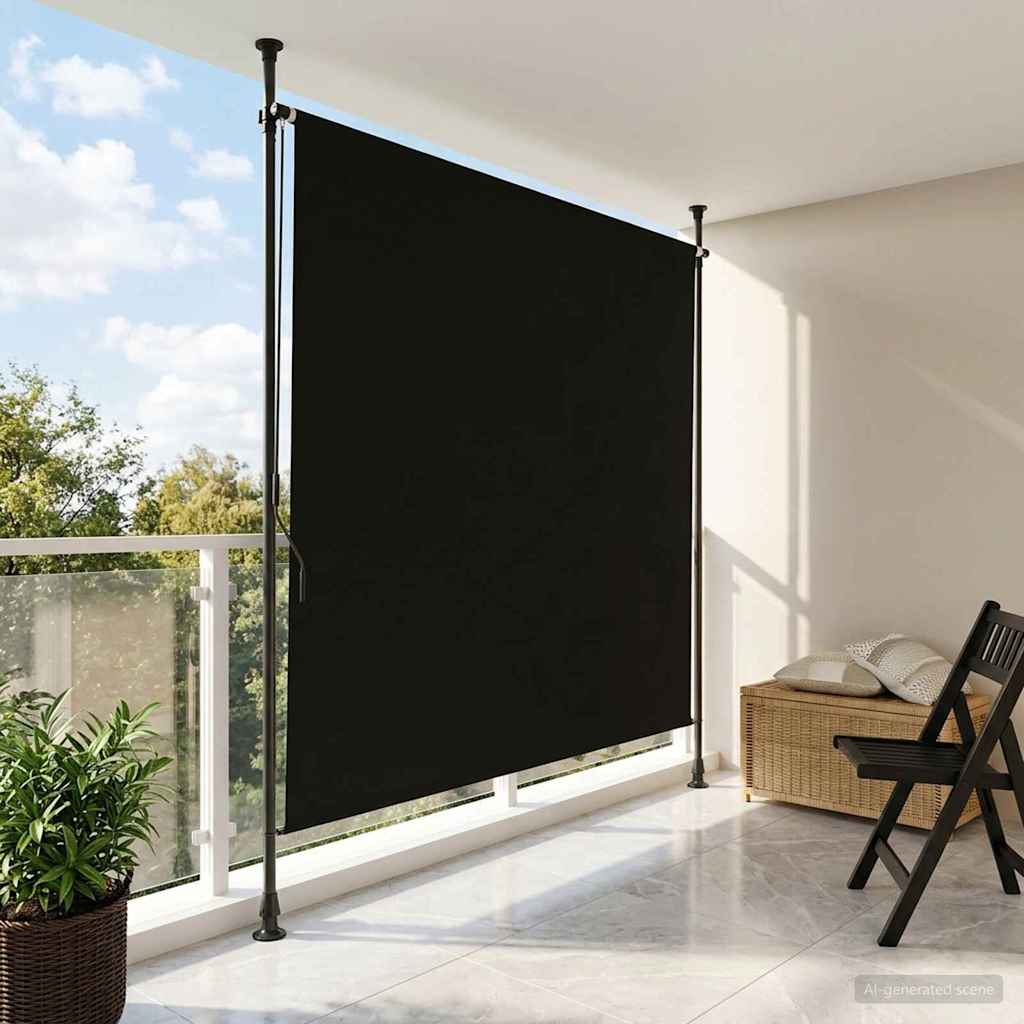 42037121_1.jpg vidaXL Vonkajšia roleta Čierna 100 x 270 cm – Obrázok 1