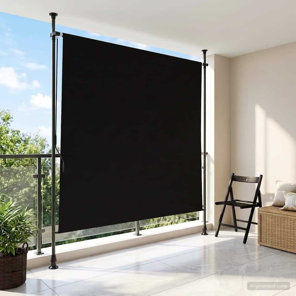 42037123_1.jpg vidaXL Vonkajšia roleta Čierna 150 x 270 cm – Obrázok 1