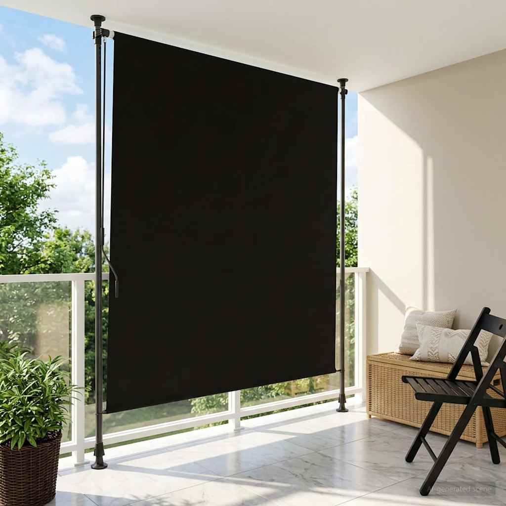 42037124_1.jpg vidaXL Vonkajšia roleta Čierna 200 x 270 cm – Obrázok 1