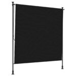 vidaXL Vonkajšia roleta Čierna 200 x 270 cm – Obrázok 2