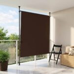 vidaXL Vonkajšia roleta Hnedá 100 x 270 cm