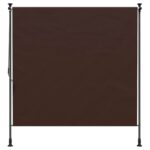 vidaXL Vonkajšia roleta Hnedá 100 x 270 cm – Obrázok 3
