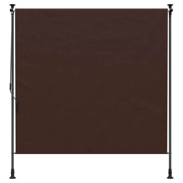 vidaXL Vonkajšia roleta Hnedá 120 x 270 cm – Obrázok 3