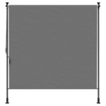 vidaXL Vonkajšia roleta Svetlosivá 120 x 270 cm – Obrázok 3