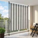 vidaXL Vonkajšia roleta Antracitová a biela 200 x 270 cm