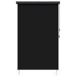 vidaXL Roleta Čierna 60 x 250 cm Textil a hliník – Obrázok 4