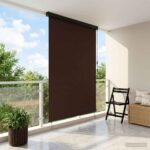vidaXL Roleta Hnedá 60 x 250 cm Textil a hliník